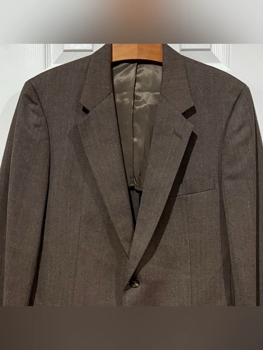 Retro Brown Wool Blazer 42R Sport Coat Jacket Kingsridge